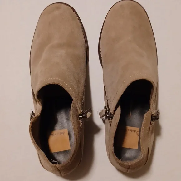 dolce vita Women's Faux Suede Ankle Booties - Picture 4 of 9